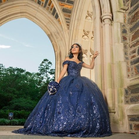 Navy Blue Quince Dress Navy Blue Quincenera Dresses, Debut Dresses Filipino Navy Blue, Mid Night Blue Quince Dress, Metalic Dark Blue Quince Dress, Quince Dark Blue Dresses, Royal Blue Debut Gown, Quinceanera Navy Blue Dresses, Sweet 16 Dresses Navy Blue, Quince Dresses Navy Blue And Silver