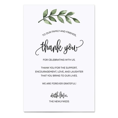 Place Setting Cards, Wedding Favor Gift Tags, Unique Wedding Cards, Table Place Settings, Watercolor Greenery, Paper Lovers, Wedding Hashtag, Wedding Place Settings, Thank You Messages