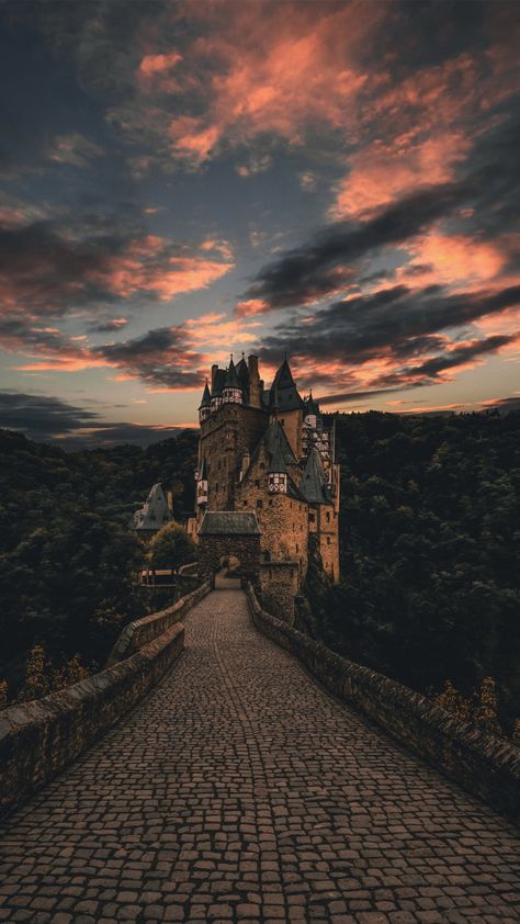 Tree Castle, Sunset Road, Tapeta Harry Potter, Harry Potter Background, Buku Harry Potter, Castle Aesthetic, Images Harry Potter, Germany Castles, Harry Potter Images