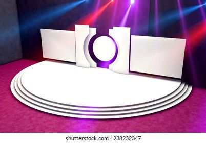 Circle Stage Design, Conference Stage Design, Church Stage Design Ideas Backdrops, Event Entrance Arch, Conference Stage, Stage Backdrop Design, Catwalk Design, Event Booth Design, Auditorium Design