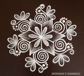 Mandalas, Rangoli White Design, Simple White Rangoli, Kadapa Muggu Designs, White Rangoli Design Simple, Small Rangoli Design For Daily, White Rangoli Design, Rangoli Designs For New Year, Daily Rangoli Designs Easy