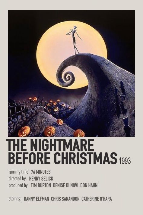 Nightmare Before Christmas Polaroid, Christmas Polaroid, Halloween Movie Poster, The Fall Movie, Quote Movie, Polaroid Movie Poster, Indie Movie Posters, Film Polaroid, Filmy Vintage
