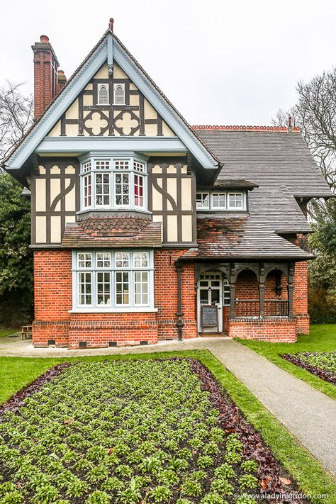 Dulwich, London German House Plans, Tudor Front Door, British Houses, Architecture Work, British House, German Houses, London Neighborhoods, English Houses, Architecture Classic