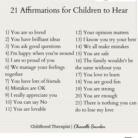 Disiplin Anak, Positive Affirmations For Kids, Positive Parenting Solutions, Parenting Knowledge, Education Positive, Affirmations For Kids, Parenting Done Right, Conscious Parenting, Mindfulness For Kids