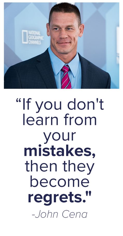 Be conscious of, and take meaningful lessons from everything you do in life. Here are some inspirational words from professional wrestler, John Cena. John Cena Quotes, Business Plan Infographic, Gentleman Lifestyle, Learn From Your Mistakes, Say That Again, Professional Wrestler, Life Moments, John Cena, Business Plan