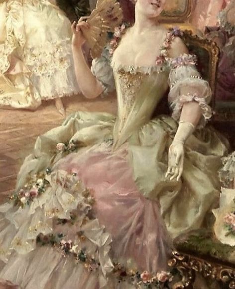 Marie Antoinette Sofia Coppola, 1700s Aesthetic, Rococo Dresses, Marie Antoinette Aesthetic, Rococo Aesthetic, Chloe Elizabeth, Rococo Dress, Rococo Art, Marie Antionette