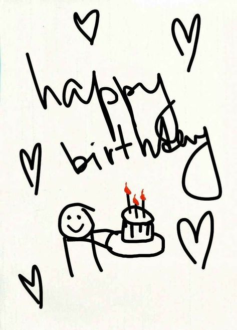 Hbd To You, Pict Happy Birthday Cute, Happy Birthday Drawings, Funny Stickman, Happy Birthday Love Quotes, طابع بريدي, Happy Birthday Posters, Happy Birthday Template, Birthday Post Instagram