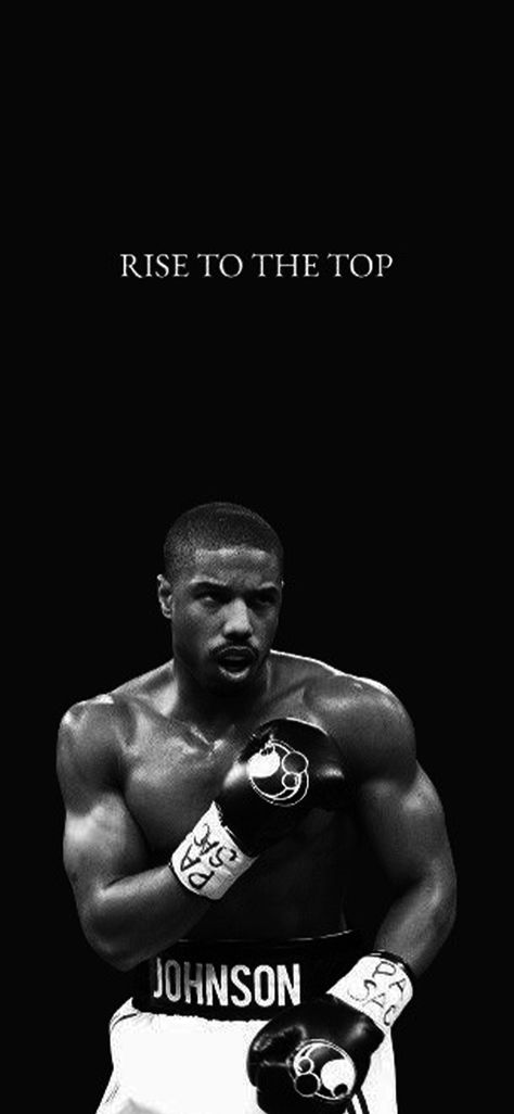 Michael B Jordan wallpaper📱👨‍🚒 Rise To The Top Wallpaper, Motivational Wallpaper Athletes, Creed Wallpaper Boxing Iphone, Bussines Wallpapers, Creed Wallpaper Boxing Motivation, Athlete Wallpaper Iphone, Wallpaper For Athletes, Movational Wallpaper Aesthetic, Motivational Iphone Wallpaper Aesthetic