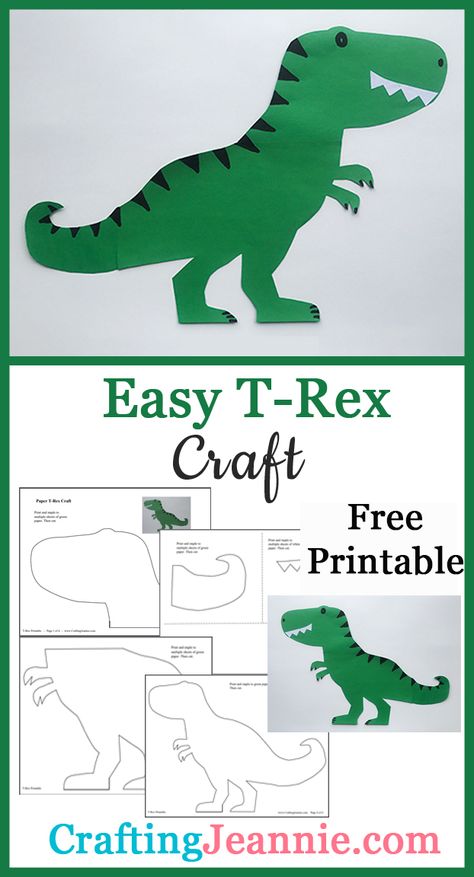 T Rex Crafts For Preschool, T Rex Preschool Craft, T Rex Template Free Printable, T Rex Activities For Preschool, Free Printable Dinosaur Templates, T Rex Craft Preschool, T Rex Craft, Printable Dinosaur Templates, T Rex Template