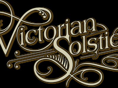 Victorian Banner by aramisdream Vintage Typography, Victorian Banner, Victorian Typography, Aesthetic Typography, Victorian Aesthetic, Name Letters, Typeface Design, Letter A Crafts, Calligraphy Letters