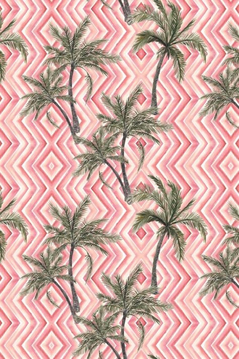 Beautiful seamless watercolor painting floral tropical pattern background with palm tree Tropical Prints Fashion, Tropical Prints Pattern, Flower Fabric Pattern, Tropical Fabric Prints, Tropical Flowers Pattern, Mughal Art Paintings, Tropical Palm Print, Packaging Design Trends, Leaves Illustration