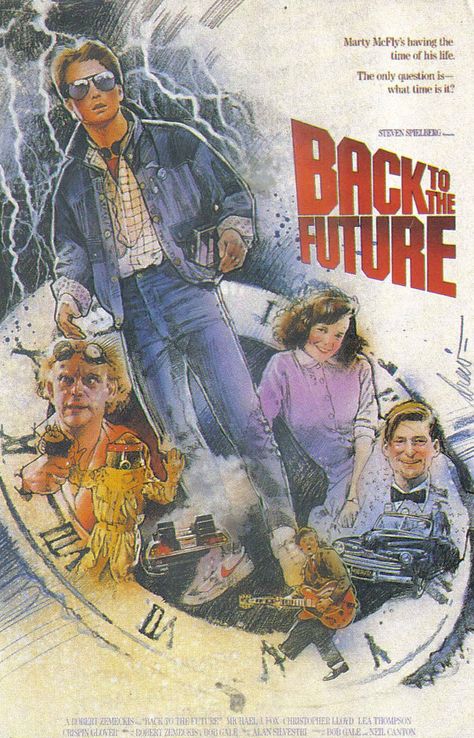 Back to the Future: Marty McFly's having the time of his life. The only question is-- which time is it? Back To The Future Poster Art, Back To The Future Poster, Robert Zemeckis, Drew Struzan, 3d Cinema, Future Poster, Best Movie Posters, Marty Mcfly, Alternative Movie Posters