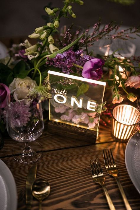 How To Have A Neon And UltraViolet Wedding Day #weddingtablenumbers #neonweddingtablenumbers #weddingtabledecor Wedding Day, Neon, Home Décor, Ultraviolet Wedding, Wedding Table Numbers, Ultra Violet, Card Holder, Place Card Holders, Table Decorations