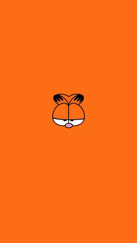 Garfield Orange Cartoon Wallpaper, Wallpaper Backgrounds Aesthetic Orange, Wallpaper Orange Pastel, Garfield Lockscreen, Orange Hd Wallpaper, Orange Lockscreen, Motivating Wallpaper, Garfield Wallpaper, Wallpaper Orange