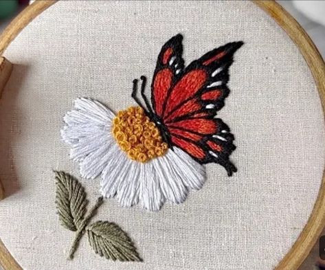 https://youtu.be/rVJjAxpbbY4 Tela, Butterfly And Flowers Embroidery, Hand Embroidery Butterfly Design, Butterfly And Flower Embroidery, Embroidery Thread Painting, Embroidery Butterfly Easy, Simple Butterfly Embroidery, Monarch Butterfly Embroidery, Butterfly Embroidery Designs