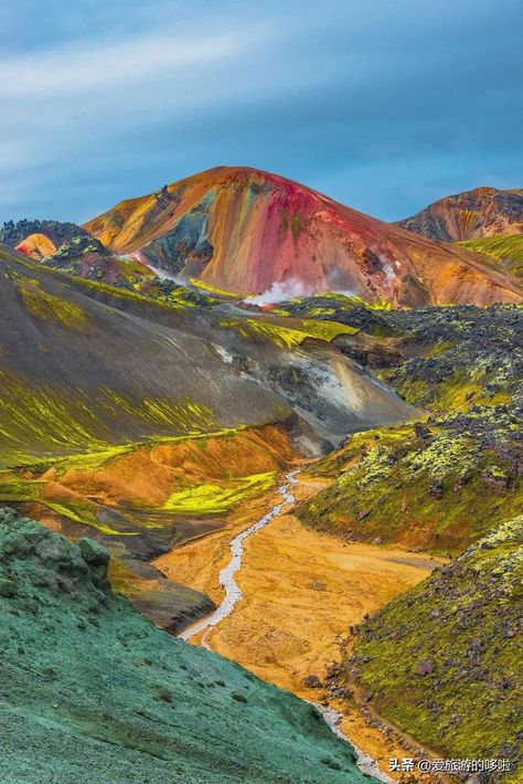 The #Rainbow #Mountains of #China within the Zhangye Danxia Landform #Geological #Park are a geological #wonder of the #world. These #famous Chinese mountains are known for their otherworldly colors that mimic a rainbow painted over the tops of #rolling mountains Nature, Zhangye Danxia Landform, Zhangye Danxia, Danxia Landform, Rainbow Mountains, Volcanic Mountains, Colorful Mountains, Rainbow Mountain, Colorful Landscape