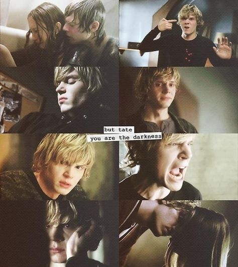 American Horror Story // Murder House // Tate Langdon Evan Peters, Evan Peters American Horror Story, Kit Walker, Tate And Violet, American Horror Story 3, Tate Langdon, Horror Show, Movies And Series, Horror Story