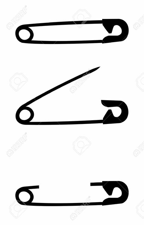 Couture, Safety Pin Collar Bone Tattoo, Safety Pin Doodle, Safety Pin Tattoo Design, Safety Pin Tattoo Meaning, Safety Pin Drawing, Patches Tattoo, Safety Pin Tattoo, Stick Poke Tattoo