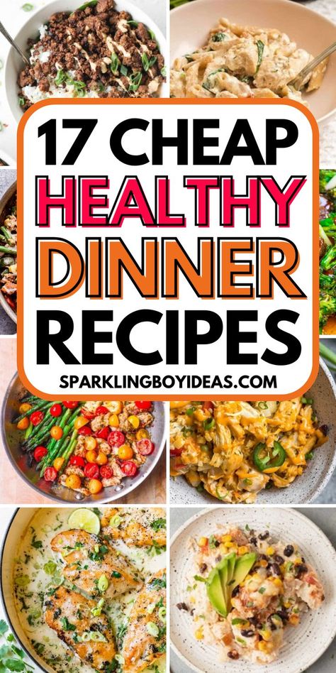 Explore our collection of healthy dinner recipes perfect for family. Dive into a world of nutritious dinner recipes that are both family-friendly and easy to make. From quick healthy dinner ideas to wholesome family meals, we've got you covered. Discover simple healthy meal plans, including kid-friendly healthy dinners. From chicken dinner recipes, pasta recipes, and casserole recipes to a variety of other weeknight dinners for family on a budget. Get ready to try these cheap easy dinner ideas! Bonito, Essen, Nutritious Dinner Recipes, Quick Healthy Dinner Ideas, Dinners For Family, Cheap Dinner Recipes Healthy, Dinner Recipes Pasta, Cheap Healthy Dinners, Dinners Ideas