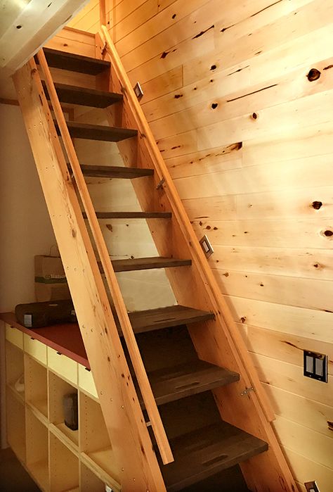 Ship Ladder Stairs, Ship Ladder For Loft, Ships Ladders Loft Stairs, Ships Ladder To Loft, Pull Down Stairs For Loft, Space Saving Stairs To Loft, Ladder To Loft, Diy Loft Ladder, Ships Ladder