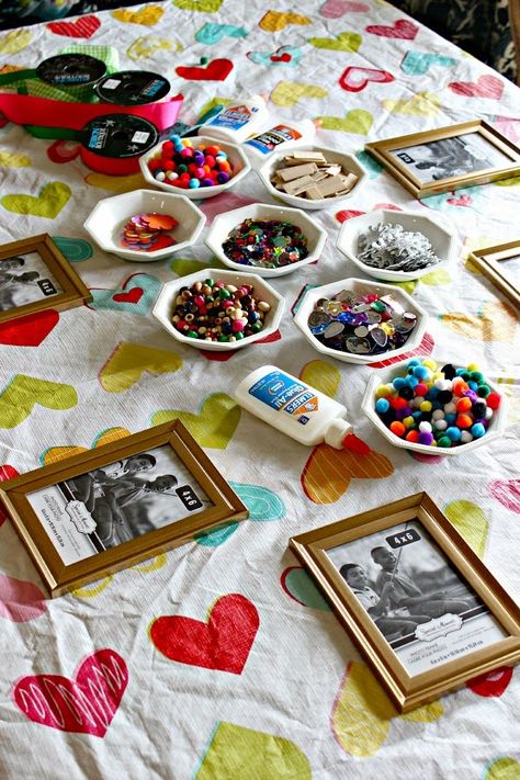 Girl's Birthday Party, Slumber Party Craft Ideas || Sleepover Activities || DIY Personalized Frames from the Dollar Store Slumber Party Crafts, Birthday Party Cookies, Girly Birthday Party, Party Cookies, Girl Sleepover, Art Birthday Party, Birthday Party Crafts, Birthday Party Activities, Sleepover Activities