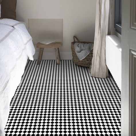 Self Adhesive Floor Tiles, Vinyl Flooring Peel and Stick Floor Tiles, Waterproof Black and White Checkered Effect for Bathroom Kitchen Bedroom,30x30cm（12 X 12 inches）8pcs（0.7㎡） : Amazon.co.uk: DIY & Tools Peel And Stick Carpet Tiles Ideas, Checkered Peel And Stick Tile, Peel And Stick Floor Tile Bathroom, Black And White Floor Tile, Vinyl Tile Bathroom, Vinyl Flooring Tile, Tile Vinyl Flooring, Self Adhesive Floor Tiles, Peel And Stick Floor Tile