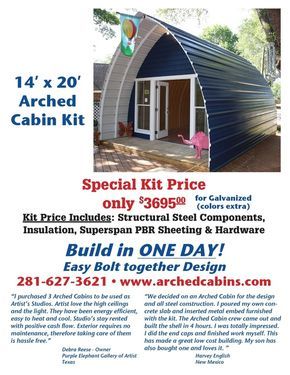 Don't know how long the special price lasts, but this is a decent alternative to building your own tiny home. Cheap Cabin, Cheap Tiny House, Cheap Cabins, Quonset Homes, Quonset Hut Homes, Arched Cabin, Quonset Hut, Cabin Kits, Casa Exterior