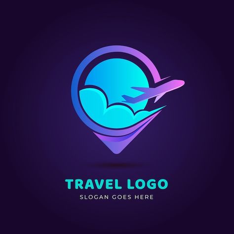 Travel Logo Design Ideas Creative, Ideas For Logos, Turismo Logo, Holiday Logo Design, Travel And Tours Logo, Logo Voyage, Travel Logo Design, Travel Agency Logo, Stationery Business Card