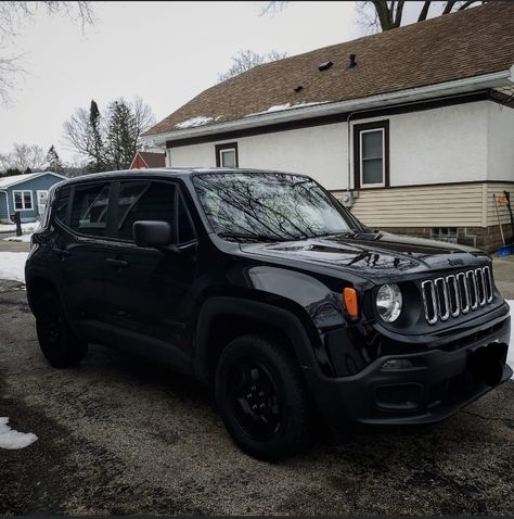 Black Jeep Renegade, Jeep Renegade Black, Suv Life, Career Lifestyle, Black Jeep, Dream Cars Jeep, The Best Revenge, Car Goals, Car Inspiration