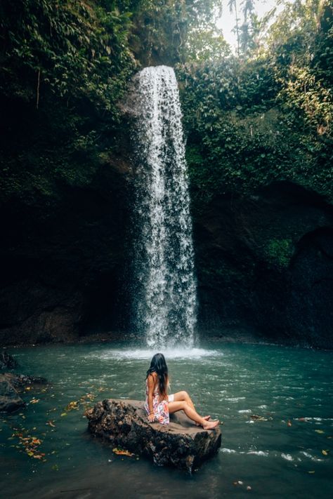 Tibumana Waterfall, Bali Travel Photography, Bali Waterfalls, Voyage Bali, Bali Vacation, Waterfall Photo, Bali Travel Guide, Waterfall Photography, Ubud Bali