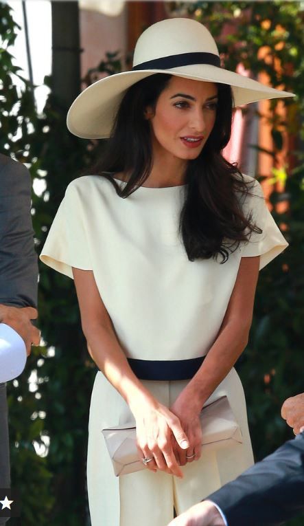 Chic Sun Hat Amal Alamuddin, Winter Typ, Amal Clooney, Elegantes Outfit, Outfits Winter, Classy Women, Mode Style, Elegant Outfit, Inspirational Women