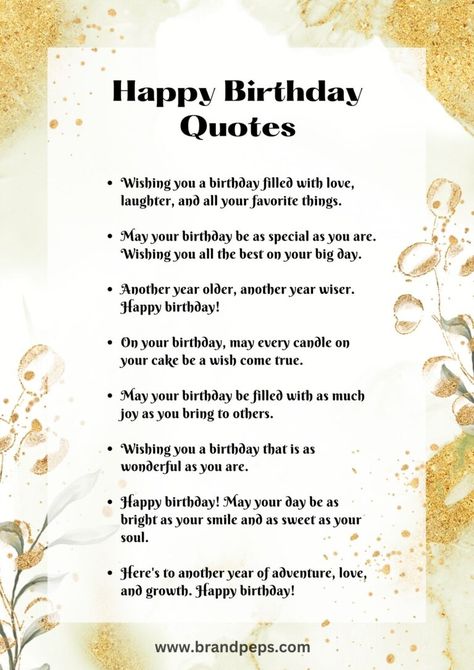 50 Unique & Thoughtful Birthday Wishes In 2023 - Brand Peps Happiness Birthday Wishes, Some Lines For Friends, Happy Birthday Wishes Captions, Insta Story Birthday Wishes, Short And Cute Birthday Wishes, Birthday Wishes Unique Ideas, Birthday Wishes In Unique Way, Birthdayyyy Wishes, Short Birthday Wish For Best Friend