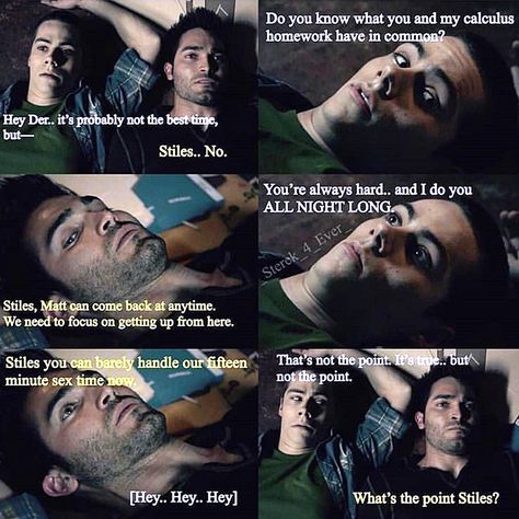 Sterek Fanart Protective, Sterek Incorrect Quotes, Sterek Aesthetic, Sterek Fanart Comics, Sterek Mpreg, Sterek Fanart Knotting, Evil Quotes, Gay Quotes, Teen Wolf Art