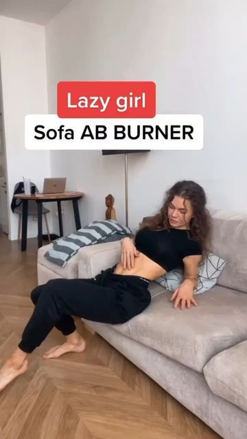 gymvillainz on Instagram: "Lazy girl Sofa Ab workout! #lazy #sofa #abs #workout - ⭐Thank you for stopping by and keep on hitting your goals!💡 . . . Like the content? 👇👇👇 -------------------------------------------- Follow us @gymVillainz ⭐ ------------------------------------------- Original Link: https://www.pinterest.com/pin/599893612880918989/ . . . #weightlossinspiration #weightlossjourney #weightloss #weightlosstransformation #weightlosscommunity #beforeandafter #fitness #transformation Workouts For Low Energy, Athleisure Work From Home, Tone Tummy Workout At Home, Easy Flat Tummy Workout, Cold Day Date Outfit, Period Ab Workout, Floor Workouts Flat Stomach, Workouts To Shrink Waist, Easy Workouts To Do At Home Lazy Girl