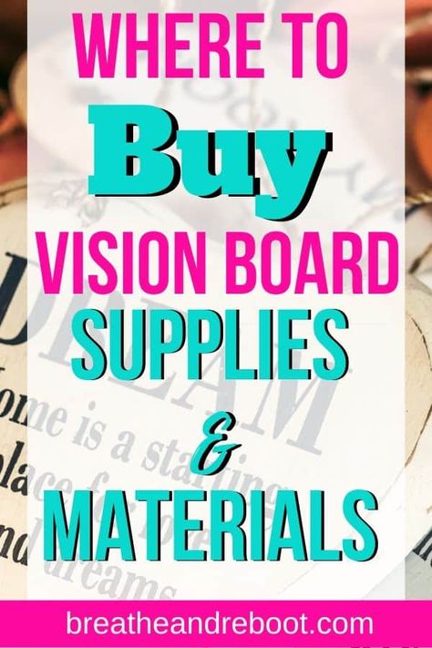 Vision Board Supply List, Vision Board Materials, Beautiful Vision Boards, Vision Board Supplies, Vision Board Book, Vision Board Diy, Vision Board Examples, Vision Book, Vision Board Party