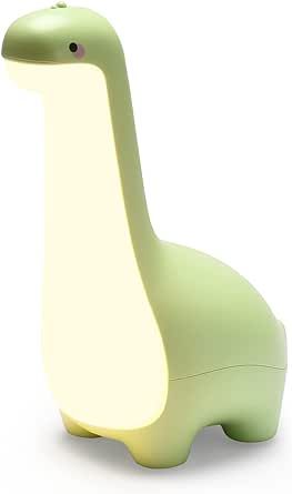 ligitive Dinosaur Night Light for Kids, Rechargeable Dino Lamp with Cute Shape Room Decor,Portable Bedside Bed lamp for Kids Room, Bedroom, Living Room, Desk Decorations,Birthday Gifts (Green) Dino Night Light, Dinosaur Lamps, Dinosaur Furniture, Light Green Decor, Dino Lamp, Dino Bedroom, Dinosaur Night Light, Dino Room, Dinosaur Lamp