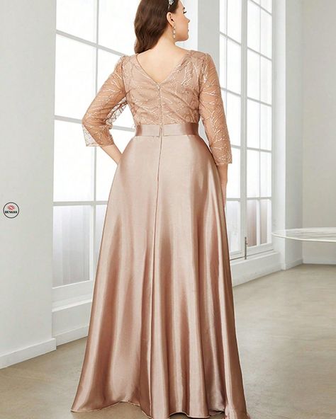 DENGSS Round Neck Long Sleeve Sequin Splicing Satin Flowy Maxi Evening Dress https://dengss.clothing/dengss-round-neck-long-sleeve-sequin-splicing-satin-flowy-maxi-evening-dress/?feed_id=1835963 Color: Champagne Pattern Type: Plain Type: A Line Details: Contrast Lace, Contrast Sequin, Zipper Neckline: Round Neck Sleeve Length: Three Quarter Length Sleeve Sleeve Type: Regular Sleeve Length: Long Hem Shaped: Flared Waist Line: High Waist Fit Type: Regular Fit Fabric: Non-Stretch Material: Sati... Purple Bridesmaid Dresses, Satin Long Gown, Maxi Evening Dress, Champagne Bridesmaid Dresses, Clothing Model, Evening Dresses Online, Ball Dress, Long Sleeve Sequin, Color Champagne