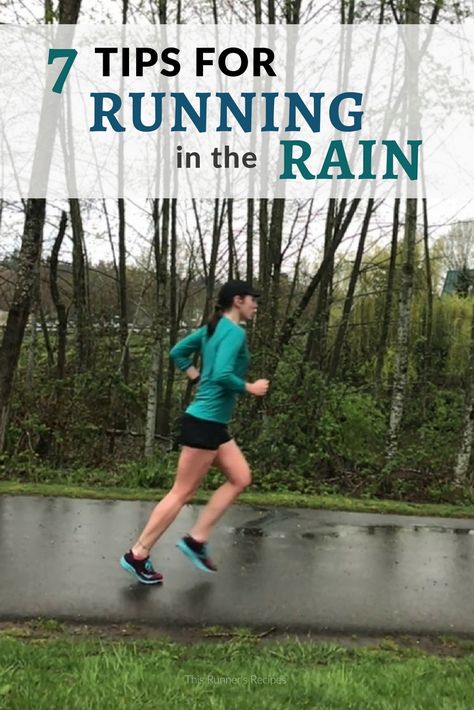 Dedicated to running outside? Read these practical tips for running in the rain to keep up your training, rain or shine! Running In Rain Outfit, Rain Running Outfit, Running Advice, Half Marathon Training Schedule, Running Outside, Beginner Running, Running Group, Best Running Shorts, Camping In The Rain