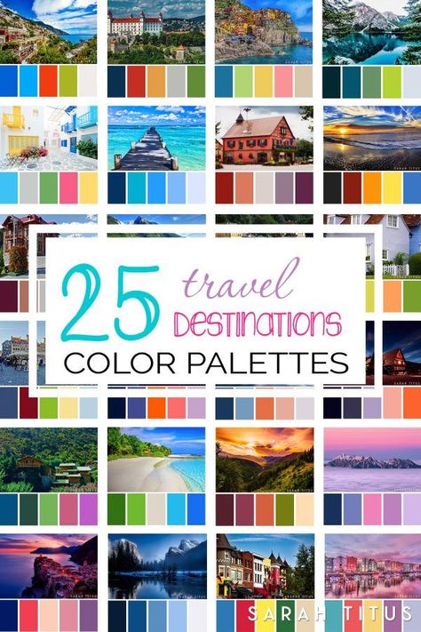 Slate Color Palette, Good Color Combos, Design Seeds Color Palette, Summer Color Palettes, Sarah Titus, Colours That Go Together, Yarn Color Combinations, Best Travel Destinations, Color Mixing Chart