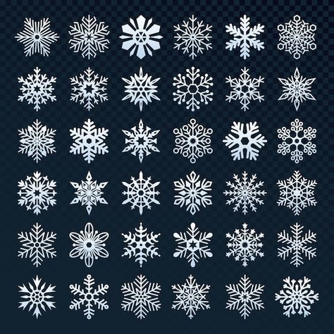 Snow Symbol, Painting Snowflakes, Snowflake Silhouette, Snowflakes Drawing, Snow Flake Tattoo, Snowflakes Art, Elegant Snowflake, Christmas Window Decorations, Crystal Pattern