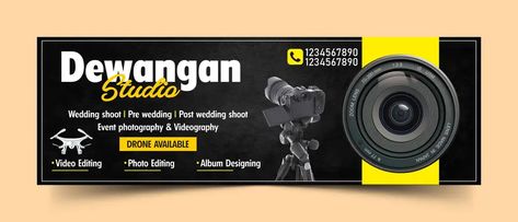 Photo Studio Banner Design, Photography Banner Design, Air Cleaner Design, Photo Studio Logo, Photography Banner, Hindi Design, Banner Photography, Photo Studio Design, Google Banner