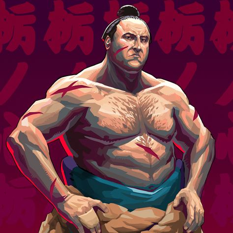 Martial Arts, Fantasy Artwork, Sumo Wrestler, Street Fighter Art, Different Style, Fantasy Concept Art, Lost Soul, Gods And Goddesses, Street Fighter