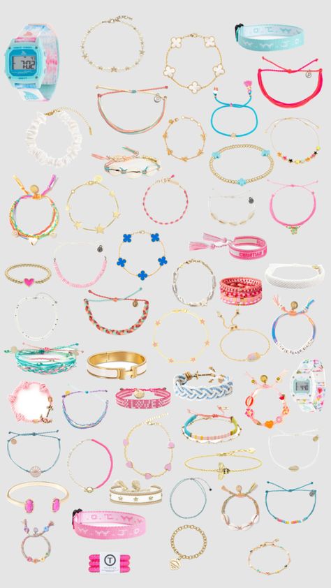 Preppy Essentials, Shuffles Preppy, Preppy Things, Preppy Gifts, Preppy Bracelets, Preppy Jewelry, Pretty Jewelry Necklaces, Preppy Summer Outfits, Jewelry Accessories Ideas