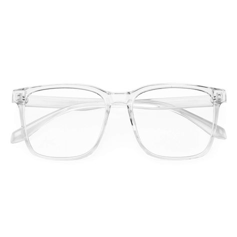 PRICES MAY VARY. 【OVERSIZED SQUARE DESIGN】Stylish oversized frame design, ideal for almost every kind of face, comfortable daily wear and popular among men and women. The frames fits any look whether casual, high-fashion or classically elegant. 【BLUE LIGHT FILTER & REPLACEABLE LENS】Reduce symptoms of eyestrain during prolonged computer exposure. These frames are best used as indoor lenses for long hours of computer use to maintain natural sleep patterns and eye protection. The original lenses ca Uni Bag, Clear Glasses Frames, Clear Glasses, Cute Glasses, Blue Light Glasses, Clear Frames, Computer Glasses, Stylish Glasses, Natural Sleep