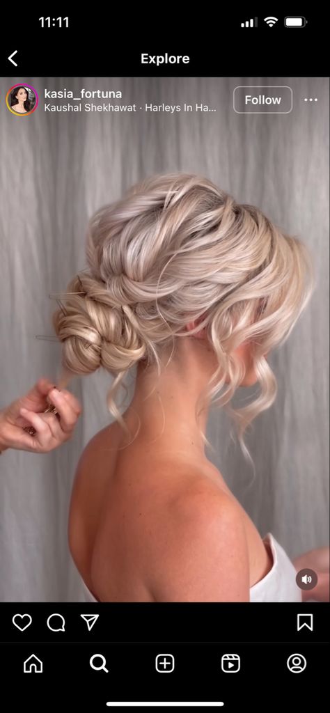 Bridesmaid Hairstyles Formal, Up So Bridesmaid Hair, Lose Bridesmaid Updo, Short Medium Wedding Hair, Winter Wedding Hairstyles Bridesmaid, Strapless Dress Updo Hairstyles, Strapless Dress Wedding Hairstyles, Hair To Go With One Shoulder Dress, Wedding Hairstyles With Fascinator