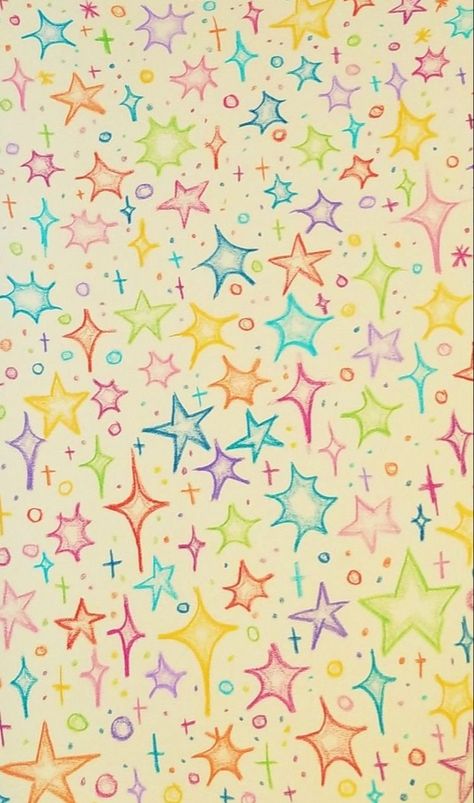 Star Wallpaper Colorful, Colorful Phone Aesthetic, Aesthetic Background Colorful, Colorful Star Background, Aesthetic Wallpaper Iphone Colorful, Colorful Doodle Wallpaper, Colorful Aesthetic Background, Colorful Wallpaper Backgrounds Aesthetic, Stars Doodle Aesthetic