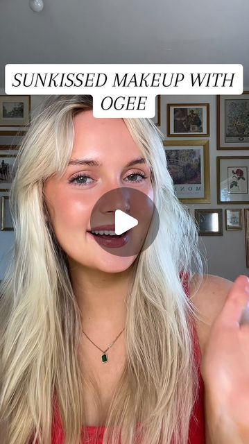 (PART 1/2) How to get that golden glowing skin, sunkissed sunburny-tan look, with makeup! Featuring some of my favorite organic and cruel... | Instagram Ogee Makeup Tutorial, Sun Kissed Makeup Tutorial, Ogee Makeup, Sunkissed Makeup Look, Sunkissed Look, Golden Makeup, Sunkissed Makeup, Cruelty Free Products, Beach Makeup