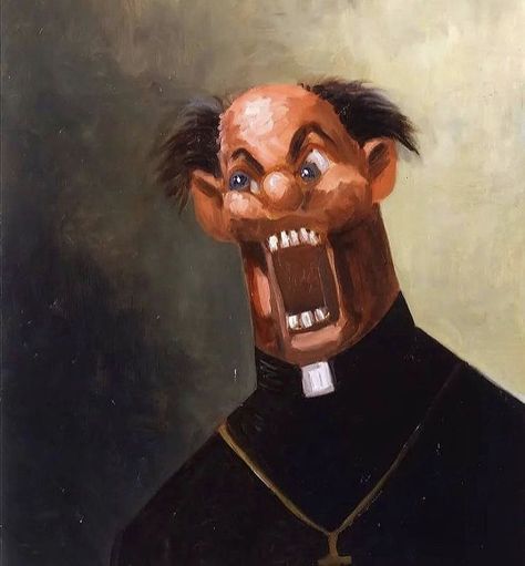 Artist
Priest
Priest painting 
Religious art
Religious painting 
Horror art
Black artist
George condo
Aesthetic Croquis, Tumblr, Berlin, Dana Schutz, Condo Art, George Condo, Dark And Twisted, A Level Art, Contemporary Art Gallery