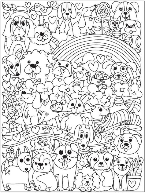 Welcome to Dover Publications Summer Doodle Art, Free Coloring Pages Printables Disney, Fargelegging For Barn, Digital Colouring, Dover Publications, Aktivitas Montessori, Kids Coloring Books, Colouring Pics, Kawaii Doodles