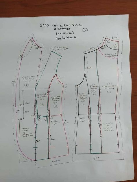 Woman Suit Pattern, Women Blazer Pattern Drafting, How To Sew A Blazer, Blazer Dress Pattern, Pattern Drafting Tutorials Blouses, Pattern Drafting Bodice, Pola Jaket, Clothing Pattern Design, Easy Dress Sewing Patterns